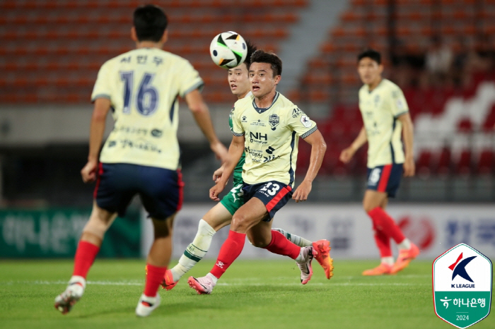 [현장리뷰]'최기윤 멀티골' NEW 김천 상무도 무섭다, 대전 2-0 잡…