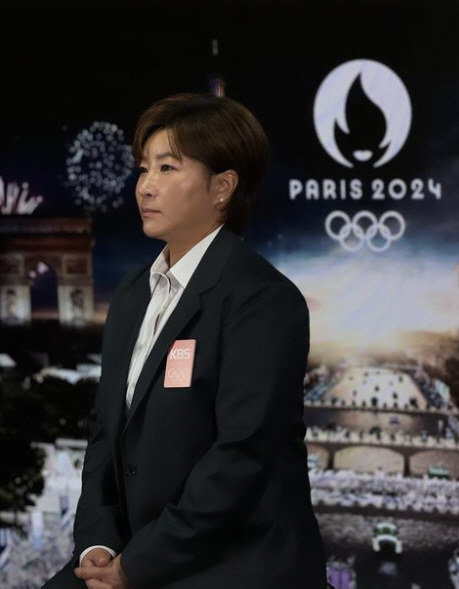 박세리, 父 갈등 속 '긴장된 얼굴'…파리올림픽 해설위원 '본업 활동' …