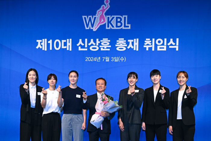WKBL 제10대 신상훈 총재 취임 "리그경쟁력 강화, 저변확대 초점"