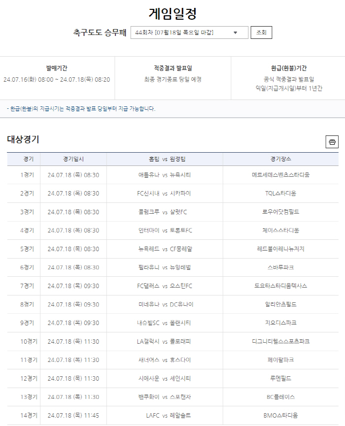 [토토] '5000원으로 10만배 적중'…축구토토 승무패 43회차 적중결…