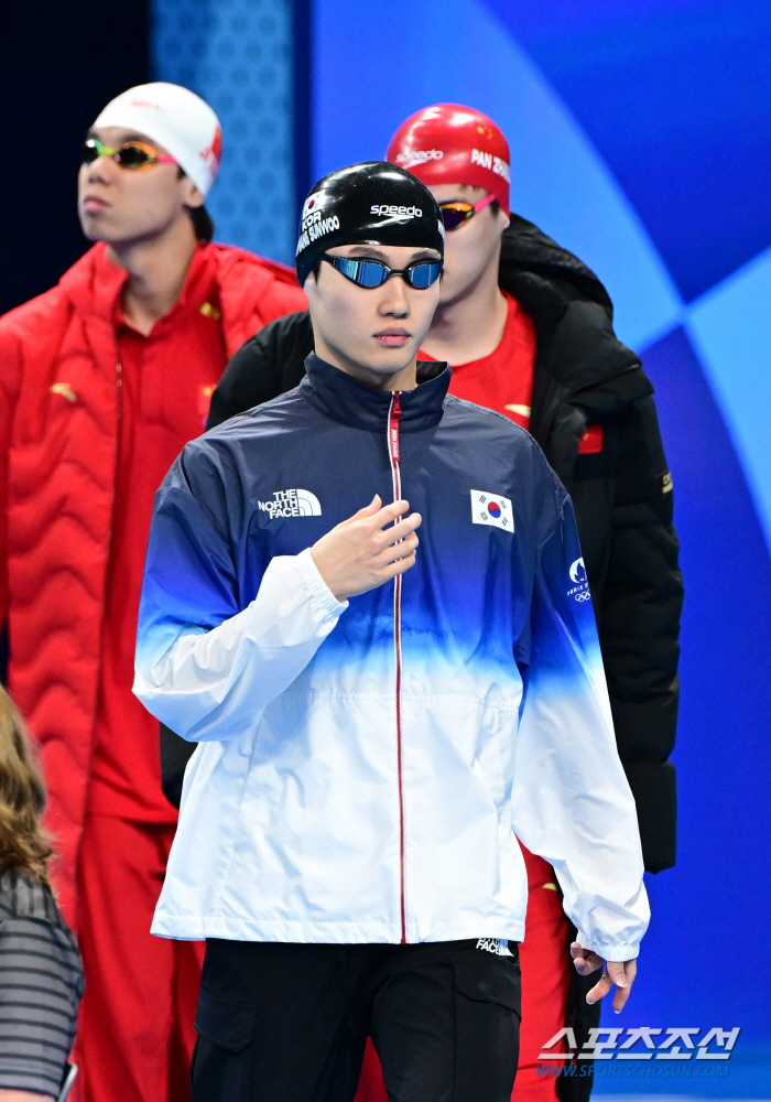 '심기일전'황선우,자유형100m 전체16위,'턱걸이'준결선행![올림픽]