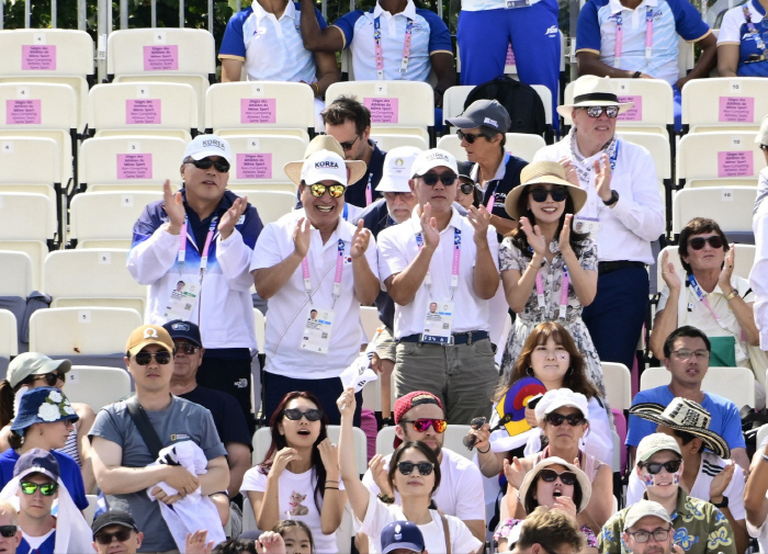 정의선 회장과 함께한 4개의 금메달…전 종목 석권 단 한걸음