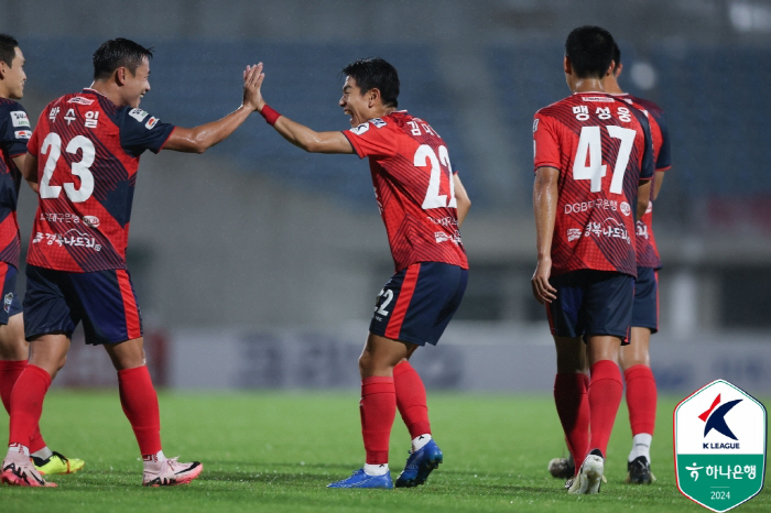 '그 누구도 예상하지 못했던 1위 질주' 김천 상무, '꿀맛 휴식' 에너…