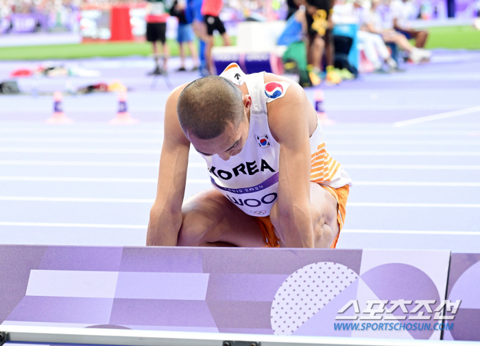 [올림픽]'스마일 점퍼' 우상혁, '7위' 결국 터진 아픔의 눈물…"끝날…