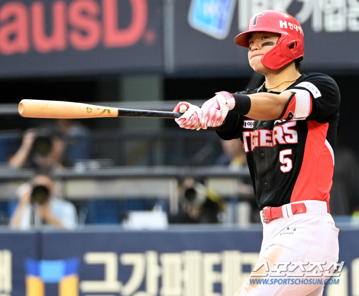 '9시 뉴스 나오는, 희생양은 싫다' 홈 축제는 없었다...김도영 '아홉…