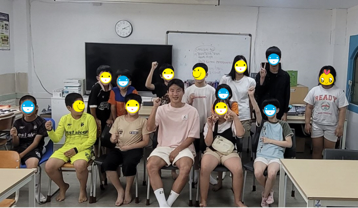 "수원FC의 멋진 손준호 삼촌이 오셨어요!" 1400일만의 골→지역아동센…