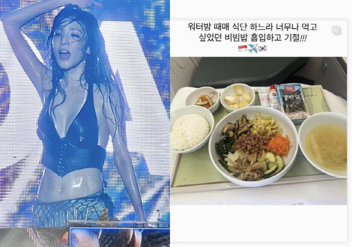 '워터밤 파격노출' 산다라박, 38kg에도 식단관리 철저했다 "비빔밥 먹…