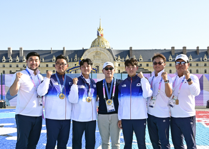 현대차그룹·대한양궁협회, '전 종목 석권' 올림픽 양궁 대표팀 환영 만찬…