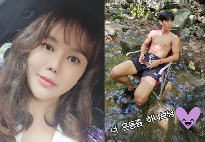 박연수 子 송지욱, 벌써 남다른 축구선수 피지컬 "너 운동 좀 하나보다"