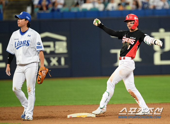 '오늘만큼은 김도영 안 부럽다' 신들린 타격감 리드오프 박찬호가 포효했다…