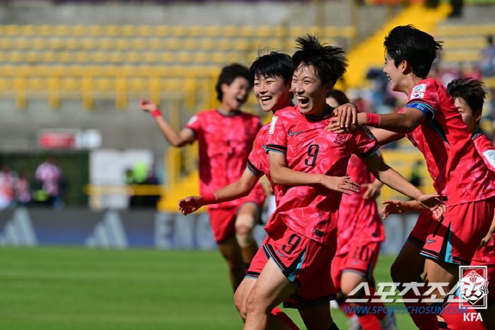 U-20 후배들의 16강 쾌거→지소연의 감격"대박!축하해!오직 나라 대표…