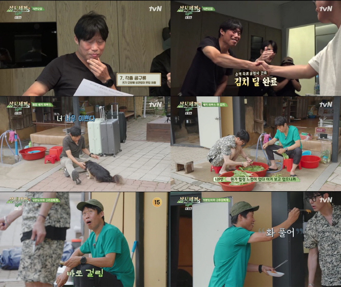 '삼시세끼' 웃음 타율 100%, 힐링 저격수 ..'참바다' 유해진이 돌…