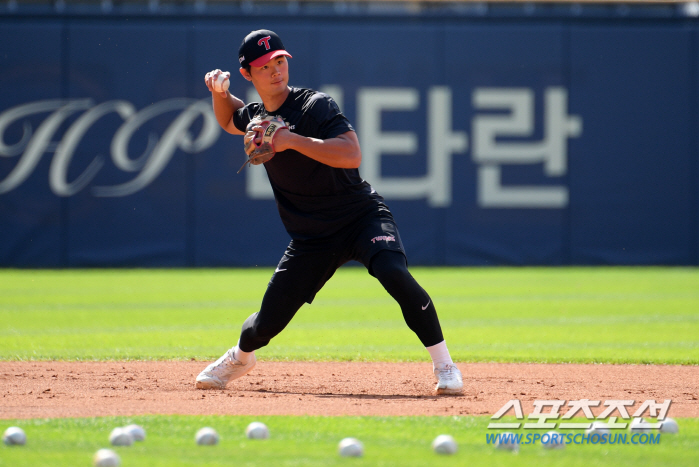 [포토] 이영빈 '수비 훈련'