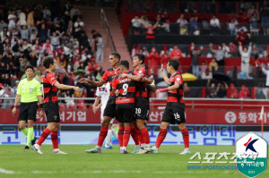 '지동원 극장골'수원FC,'안재준 마수걸이'포항과 1대1무...3연패 끝! 포항'아깝다!3연승'[K리그1 현장리뷰]