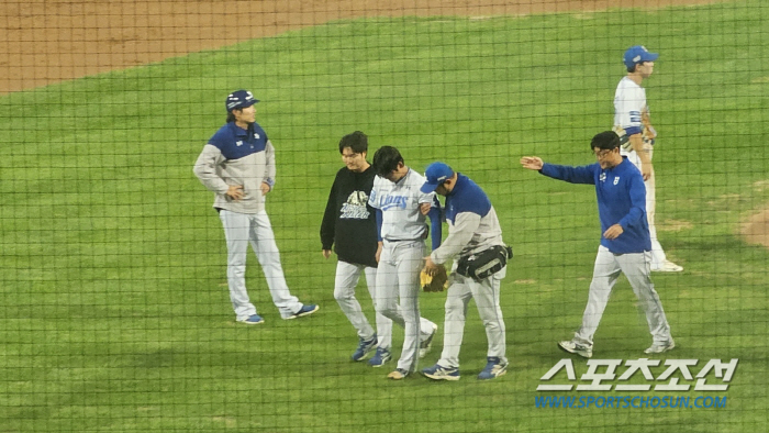 코너, 오승환 없는 삼성, 백정현 마저 타구에 안면 강타 악재, "병원 …