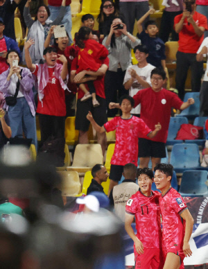 [현장리뷰]'홍명보가 해냈다!' 한국, 이재성·오현규 연속골로 '비매너' 요르단 2-0 완파…도하참사 설욕→조 선두 '겹경사'