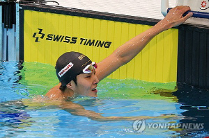 [전국체전] 적수가 없는 김우민…남자 자유형 1,500ｍ 3회 연속 제패