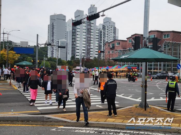 [이라크전 현장]A매치에 '특공대'까지 떴다…경찰 581명 배치→교통 통…