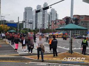 [이라크전 현장]A매치에 '특공대'까지 떴다…경찰 581명 배치→교통 통제 '중동사태'에도 촉각