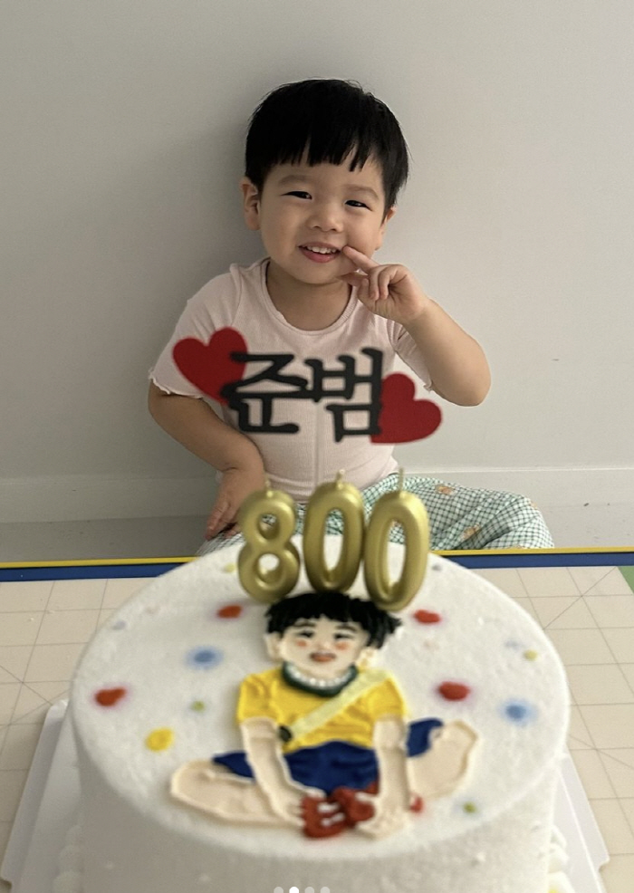 홍현희♥제이쓴 子 준범, 벌써 생후 800일..무럭무럭 잘 자라줘 고맙네