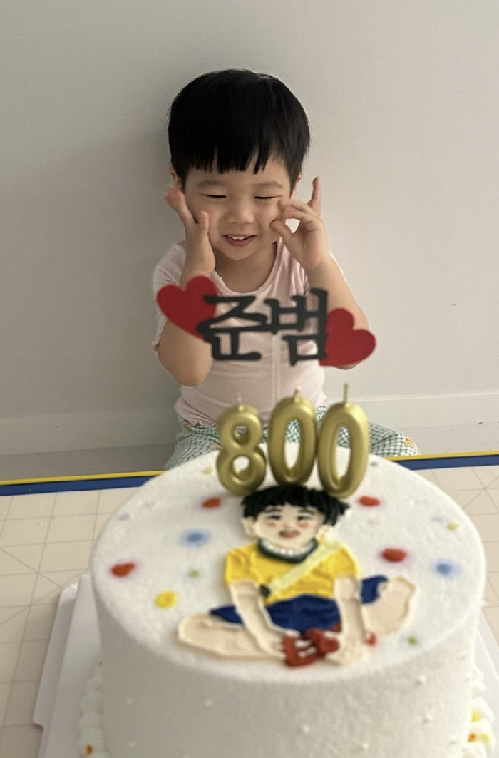 홍현희♥제이쓴 子 준범, 벌써 생후 800일..무럭무럭 잘 자라줘 고맙네