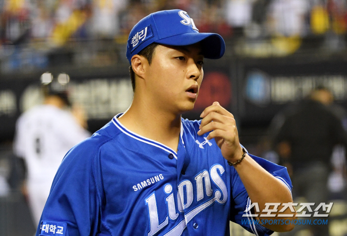 "김윤수는 오로지 위기에서만..." '154km 공 7개로 박진만의 원픽…