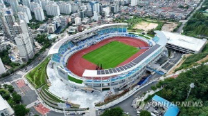 전국체전 연 김해운동장 신축 하도급업체 