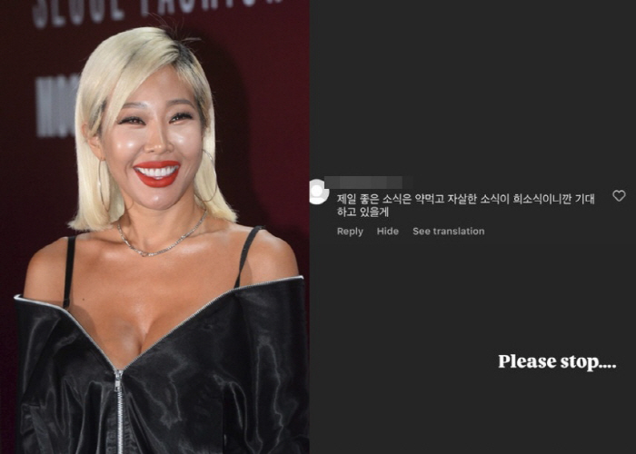 '팬 폭행 외면' 제시, "XX 기대할게" 악플에 고통 호소.."제발 그…