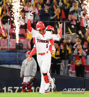 '역시 광주 슈퍼스타' MVP 예약자, 한국시리즈 첫 홈런까지 터졌다[KS 현장]