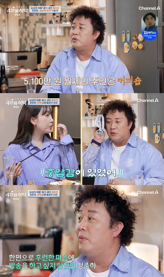 '월매출 2억' 정준하, '은퇴설' 해명 "'무한도전' 13년 중압감 컸…