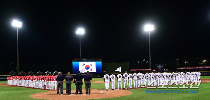 '김형준 3타점+윤동희 솔로포' 류중일호, 웨이취안 5:1 격파 '평가전…