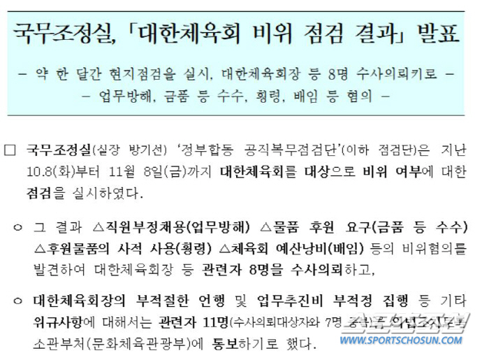 경찰,이기흥 회장 비위혐의 수사 속도 내나