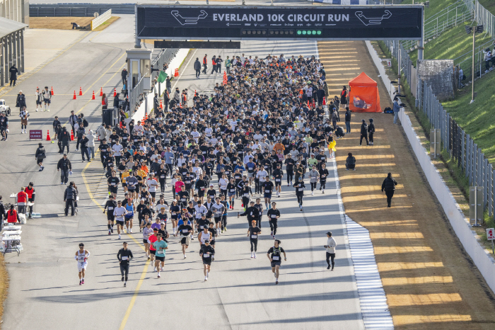 에버랜드, 스피드웨이 10K 서킷런 성료…피트인 음수대 등 이색 체험도