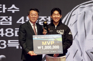 독립리그 김도영, '최강야구' 스타 최수현 MVP 수상  