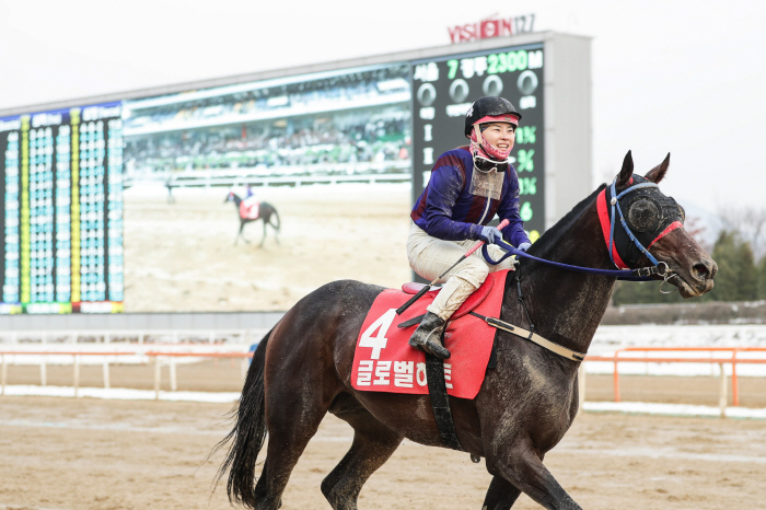 [경마] 더 이상 적수는 없다… '글로벌히트' 그랑프리(G1) 우승 차지…