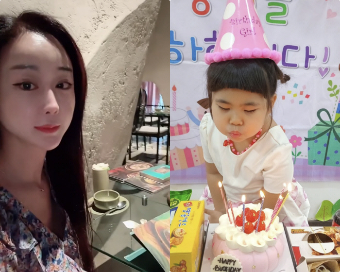 ‘진화와 완전 이혼’ 함소원, 딸과 단둘이 생일파티 "내 사랑은 너뿐"