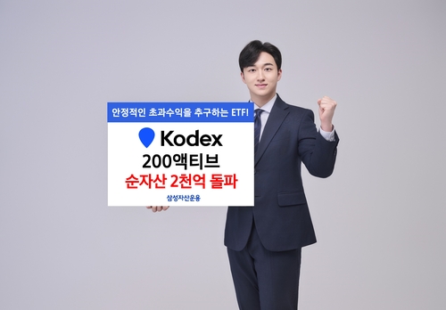 삼성운용, 'KODEX 200액티브' 순자산 2천억 돌파