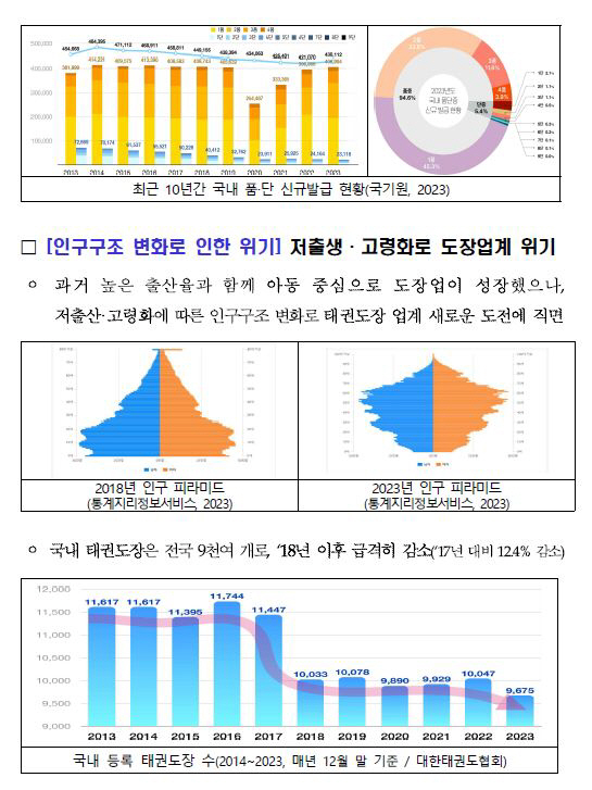 "전세계 남녀노소 누구나 즐기는 K-문화자산" 문체부,태권도 4차 진흥기…