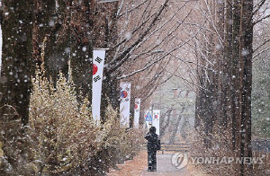 팔공산 3.8㎝ 등 대구·경북 곳곳 밤사이 눈…올겨울 최저기온도