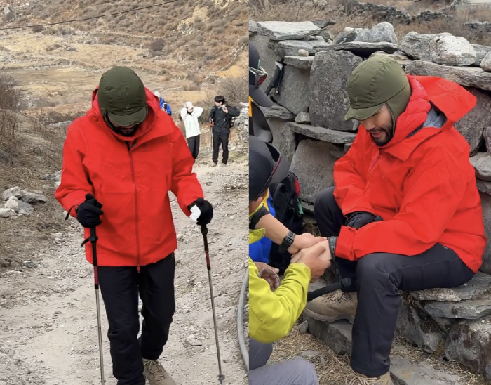 쓰러진 노홍철·코피 터진 권은비...히말라야서 무슨 일이 "고산 왔다"