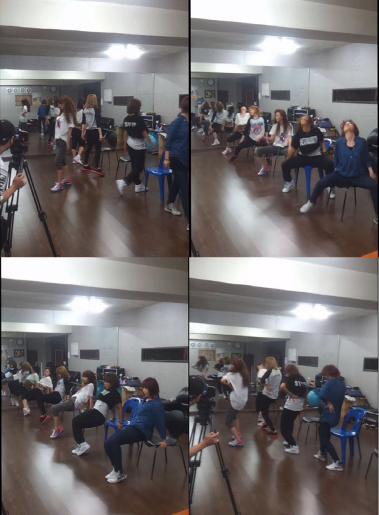 김아중, 의자춤 영상 보니 입이 '쫙'. 환상적인 바디라인에 춤 실력이…