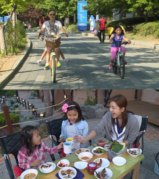 '사람이 좋다' 이아현, 두 딸과의 행복한 일상 공개 '화기애애'