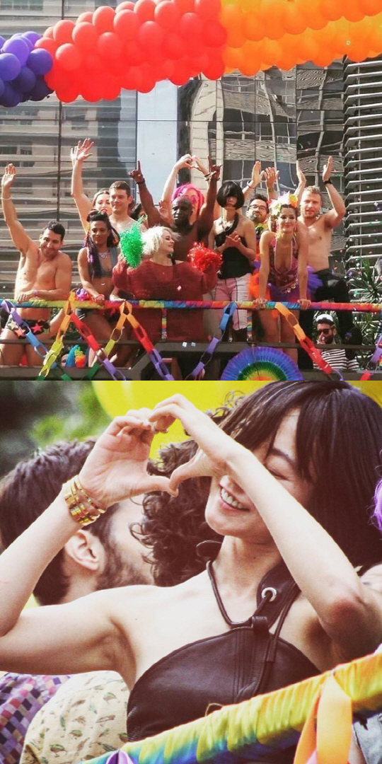 배두나, 브라질 게이 축제 “정말 행복할 때 나오는 표정”